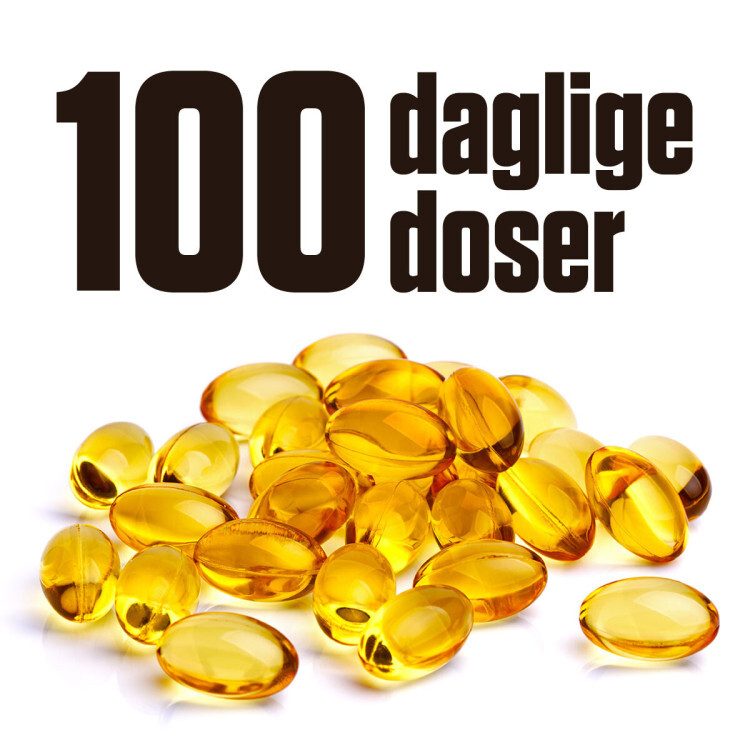 Omega-3 med E-vitamin (75 kapsler)