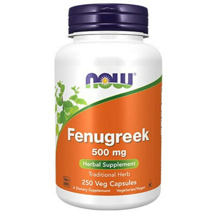 NOW FOODS FENUGREEK 500 mg 250 stk 