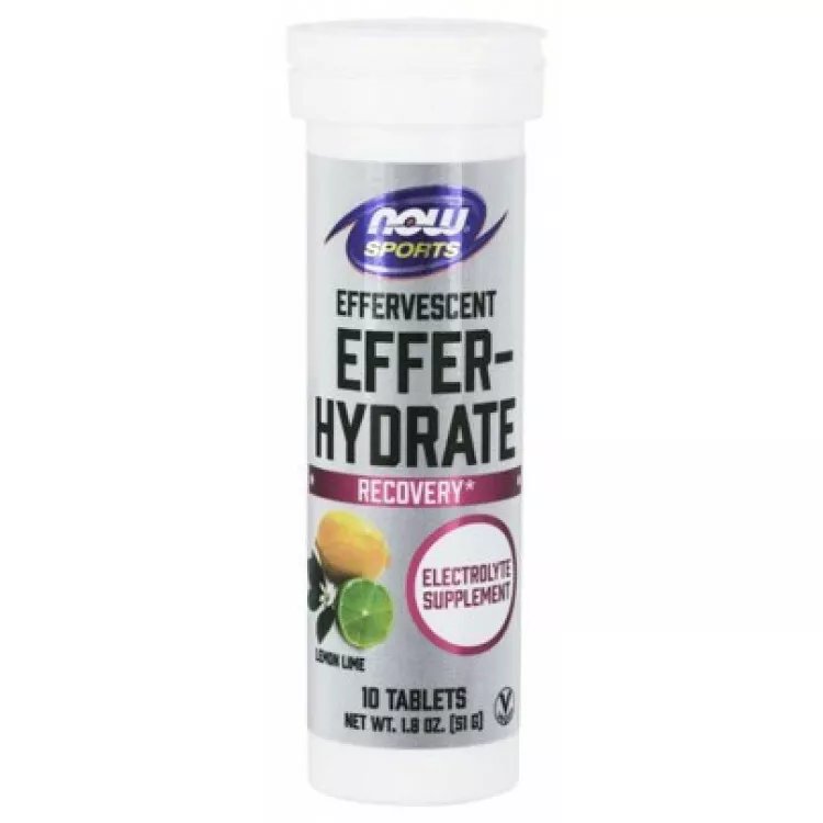 NOW FOODS EFFER-HYDRATE TABLETS 10 stk
