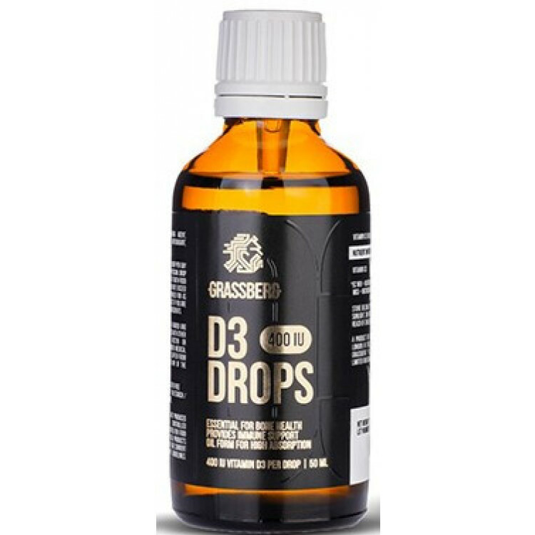 GRASSBERG VITAMIN D3 400 IU DROPS 50 ml