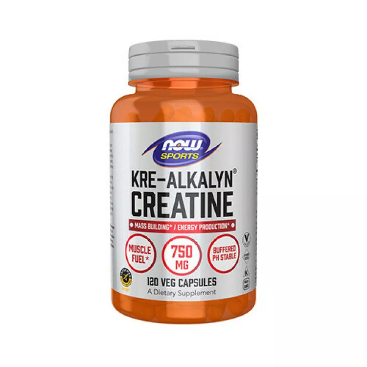 NOW FOODS KRE-ALKALYN CREATINE (120 VCAPS) UNFLAVOURED