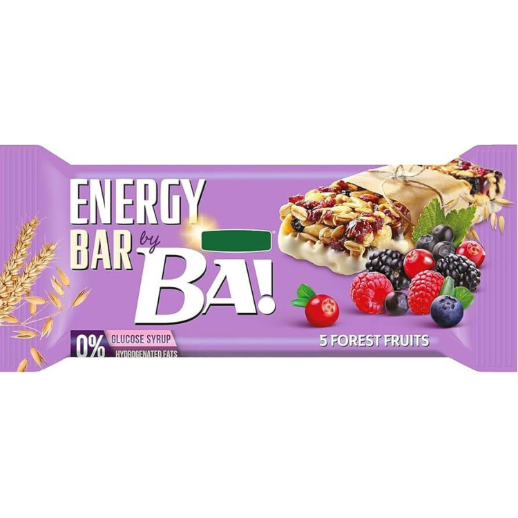 Müslibar 5 Skovbær, bedst før: 28/10/2025 (25 x 40 g)