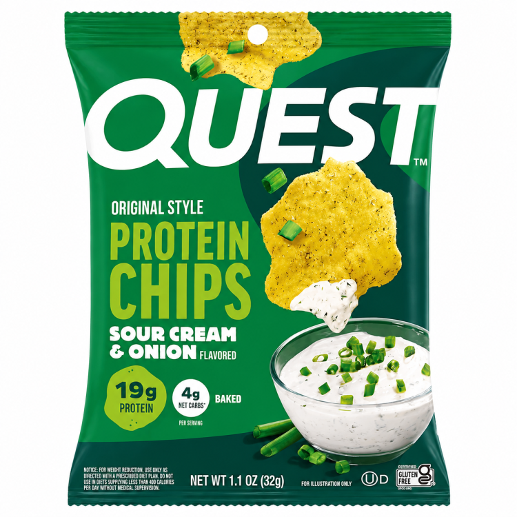 QUEST NUTRITION PROTEIN CHIPS (1 x 32 g)