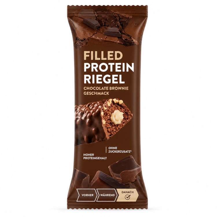 Creamy Core Proteinbar (24 x 45 g) - Peanut Caramel & Chocolate Brownie, Bedst før 31.07.2026