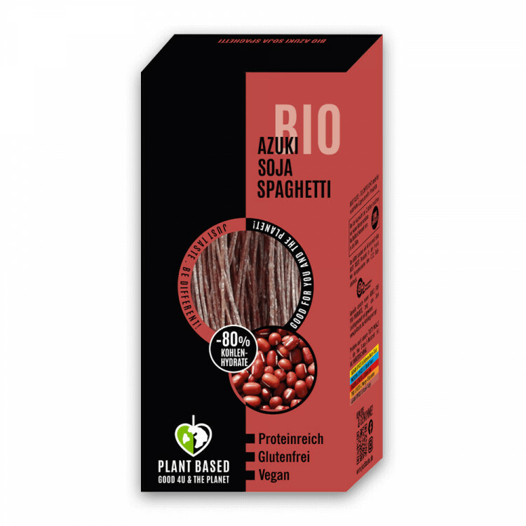 Øko Azuki Soja Spaghetti med 43% Protein (250 g)