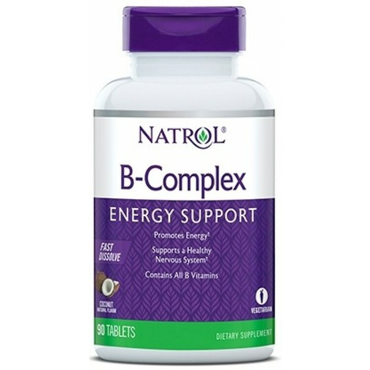NATROL B-COMPLEX FAST DISSOLVE 90 stk 