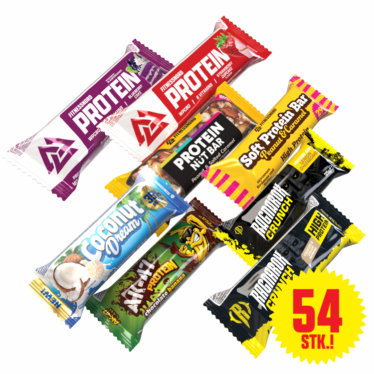 Fitnessnord Bars Bundle (54 stk.)