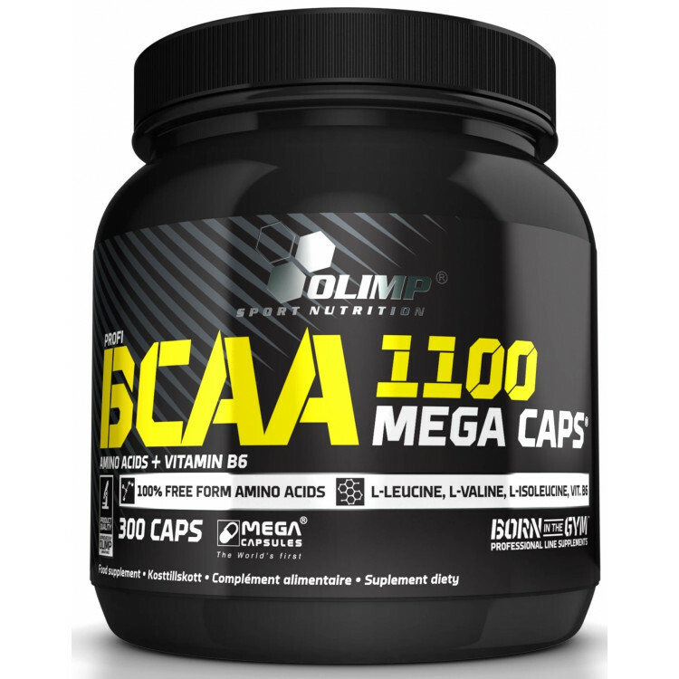 OLIMP SPORT NUTRITION BCAA 1100 MEGA CAPS 300 stk 