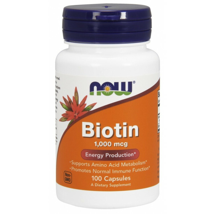 NOW FOODS BIOTIN 1000 mcg 100 stk 