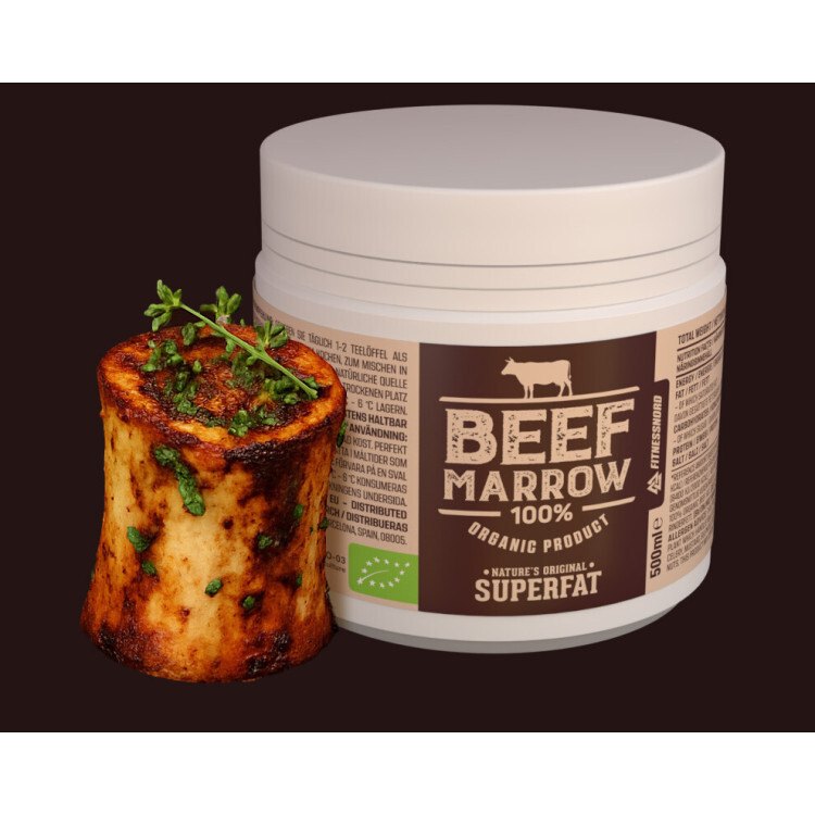 Oksefedt af Marvben 100% Økologisk og Græsfodret (500 ml)