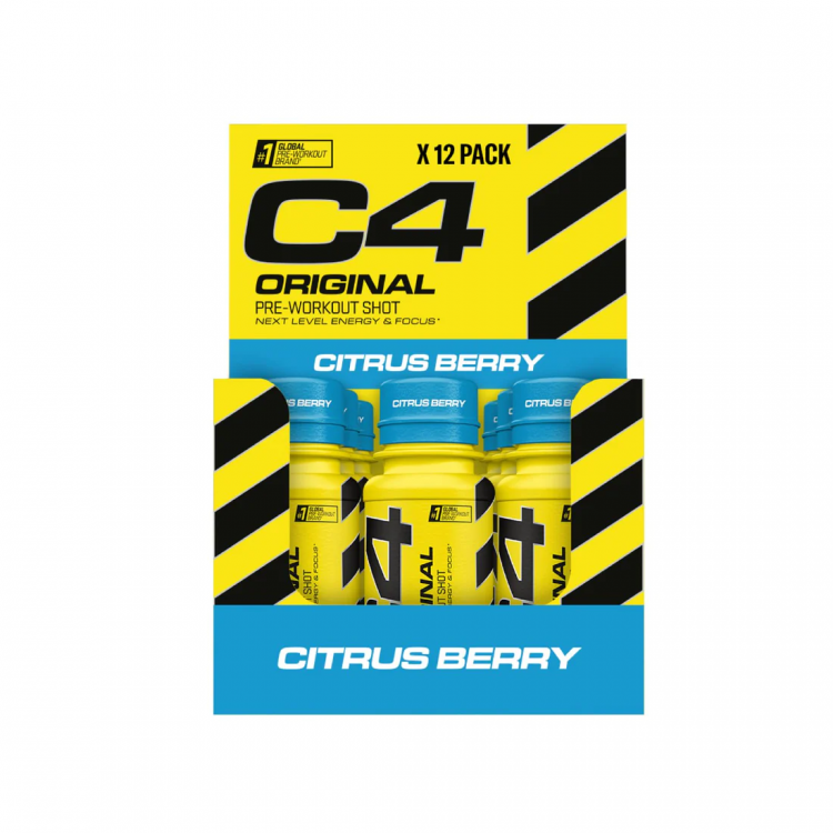 C4 pre-workout shots (12 x 60 ml)