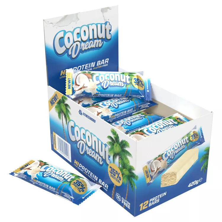 Coconut Dream bar med 35% protein (12 x 35 g)