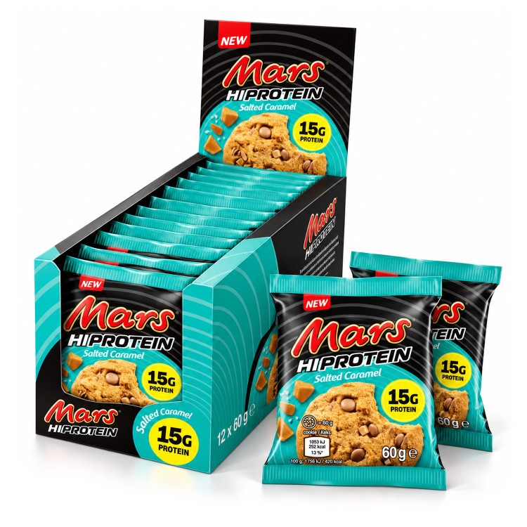 Mars Protein Cookie (12 x 60 g) – Salted Caramel