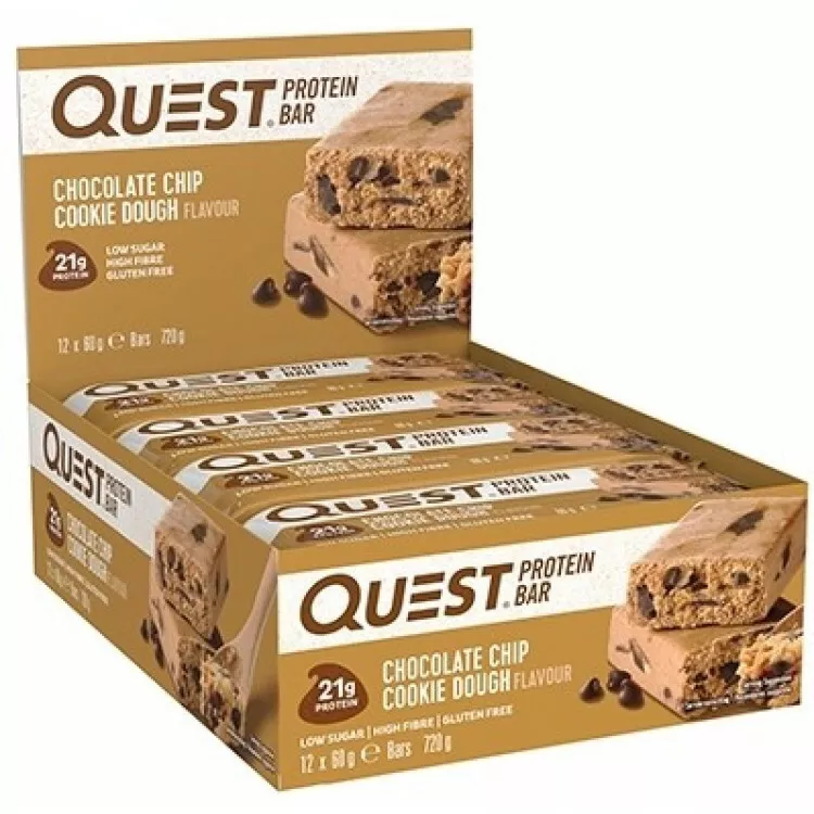 Quest proteinbars med højt fiberindhold (12 x 60 g)