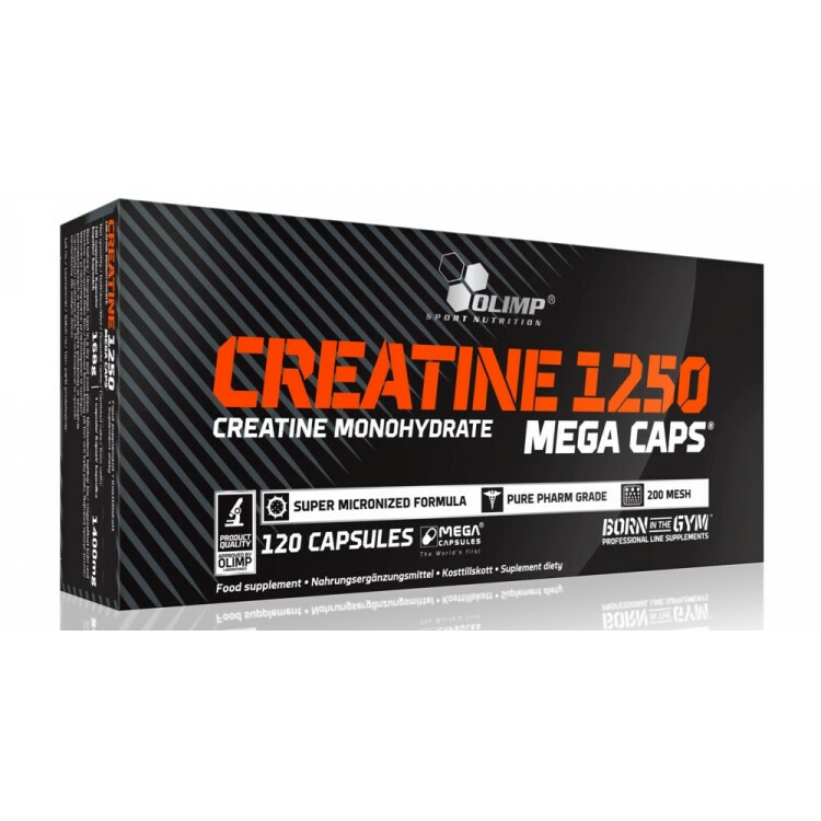 OLIMP SPORT CREATINE 1250 MEGA CAPS 120 stk 