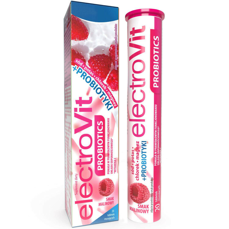 Electrovit Probiotic Hindbærsmag (20 tabletter)