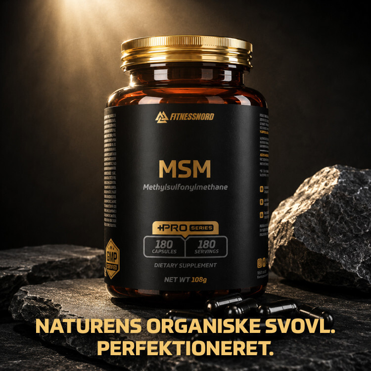 Fitnessnord MSM 500 mg (180 kapsler)