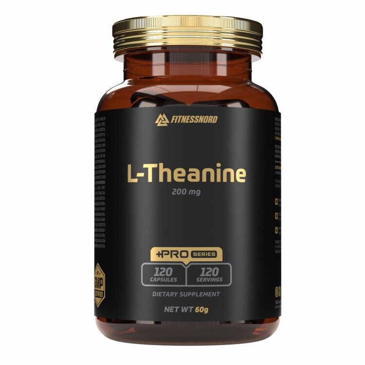 Fitnessnord L-Theanine 200 mg (120 kapsler)