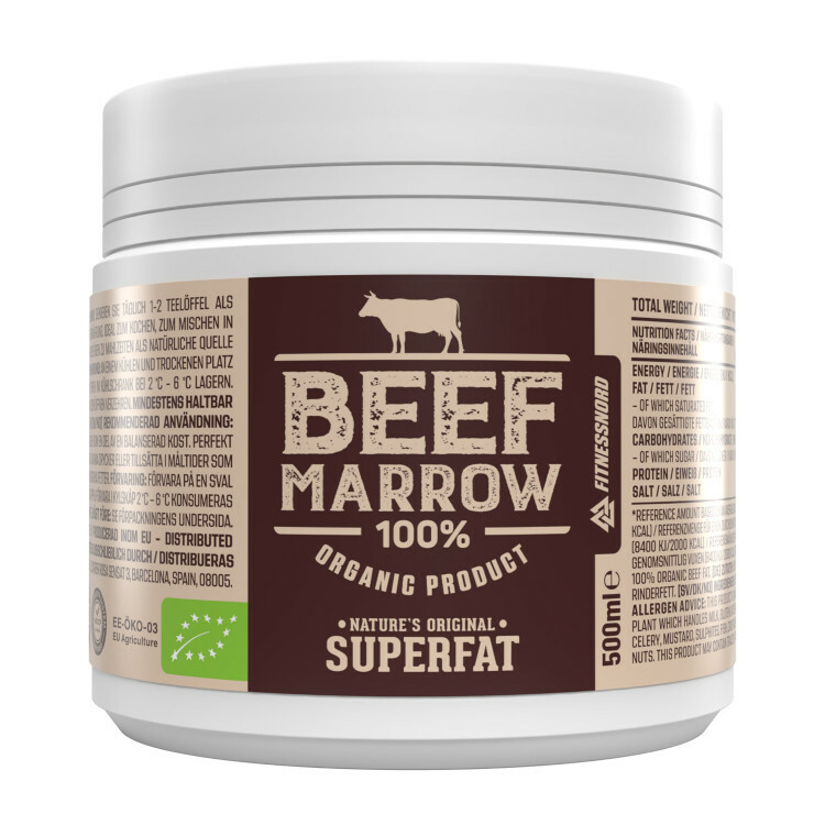 Oksefedt af Marvben 100% Økologisk og Græsfodret (500 ml)