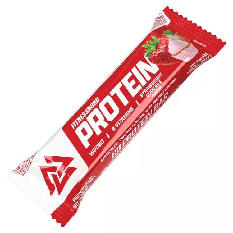 Jordbær Cupcake proteinbar (55 g)