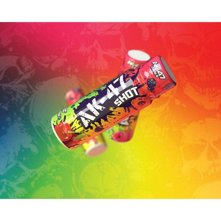 A₭-47 LABS SHOT 12 x 80ml - Cherry Bomb