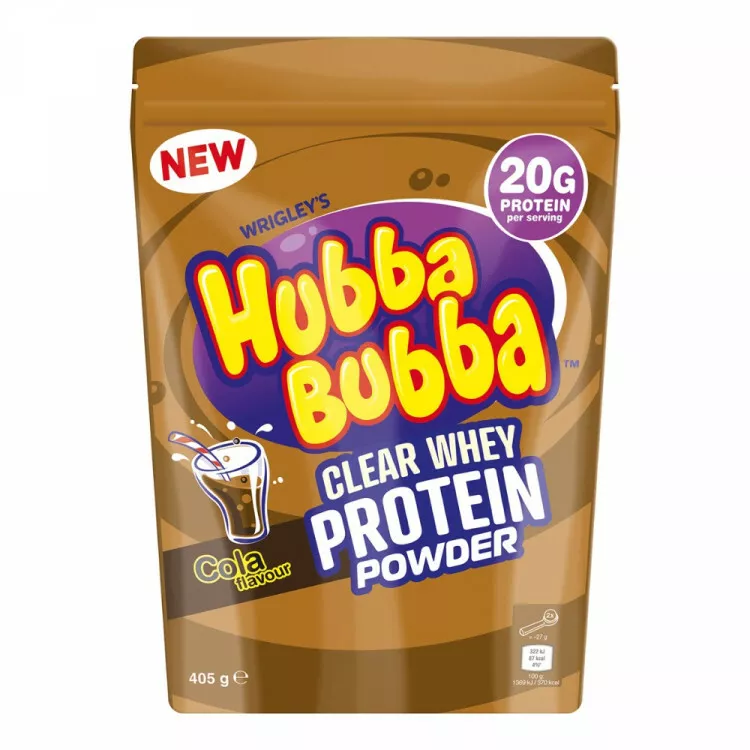 Valleprotein Isolat med Hubba Bubba smag (405 g)