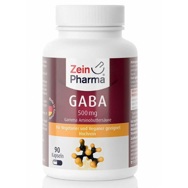 ZEIN  GABA, 500MG - 90 CAPS