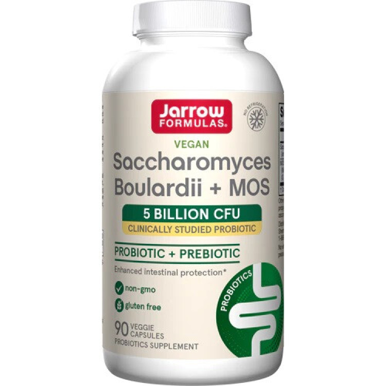 Saccharomyces Boulardii + MOS, 90 vkapsler