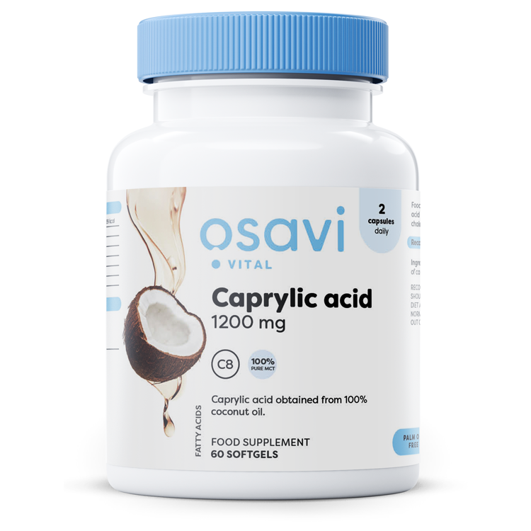 Caprylic Acid 1200mg 60 softgels
