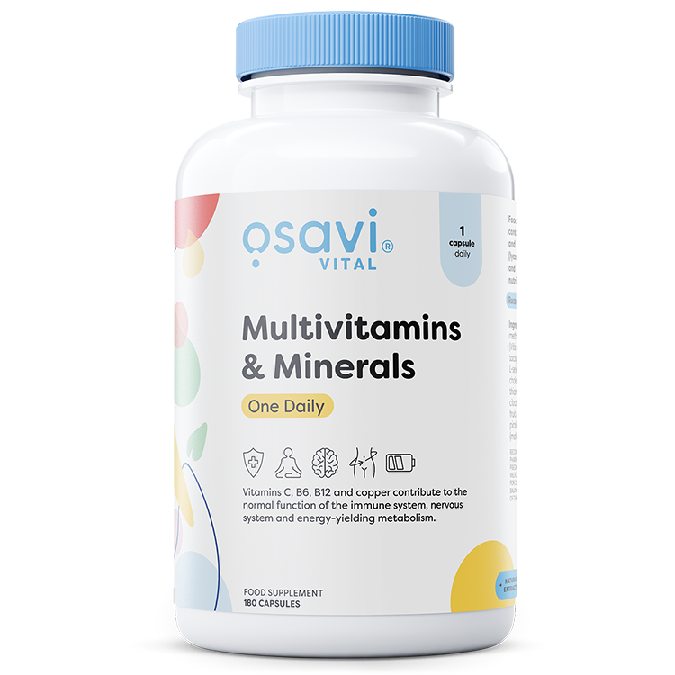 Multivitamins & Minerals One Daily 180 kapsler