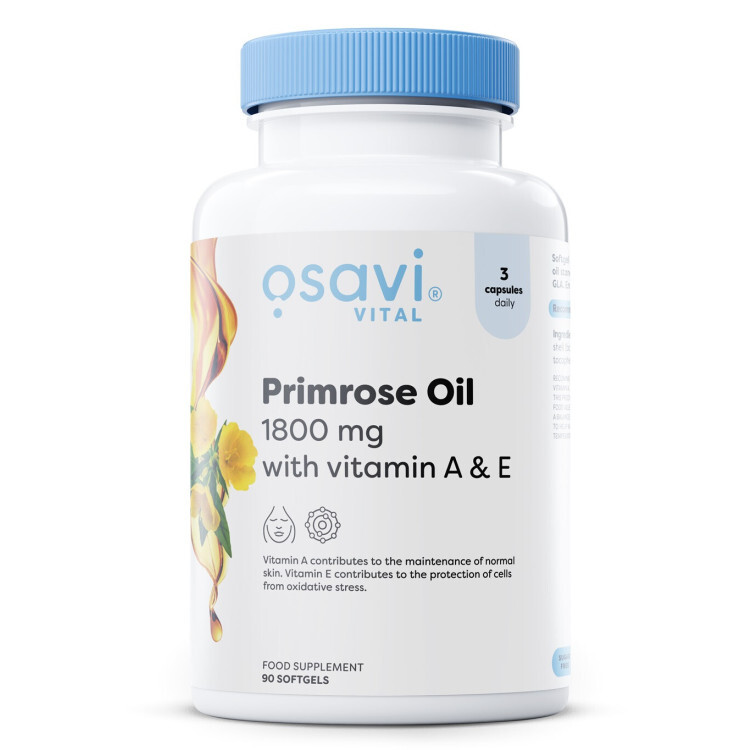 Primrose Oil with Vitamin A & E 1800mg 90 softgels