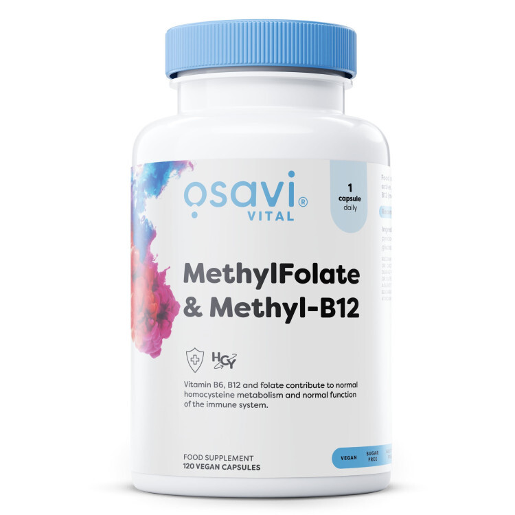 MethylFolate & Methyl-B12 120 vegan kapsler