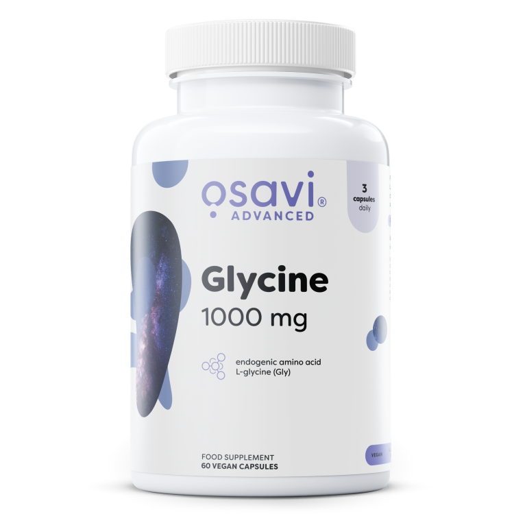 Glycine 1000mg 60 vegan kapsler