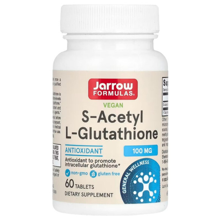 S-Acetyl L-Glutathione 100mg, 60 tabs
