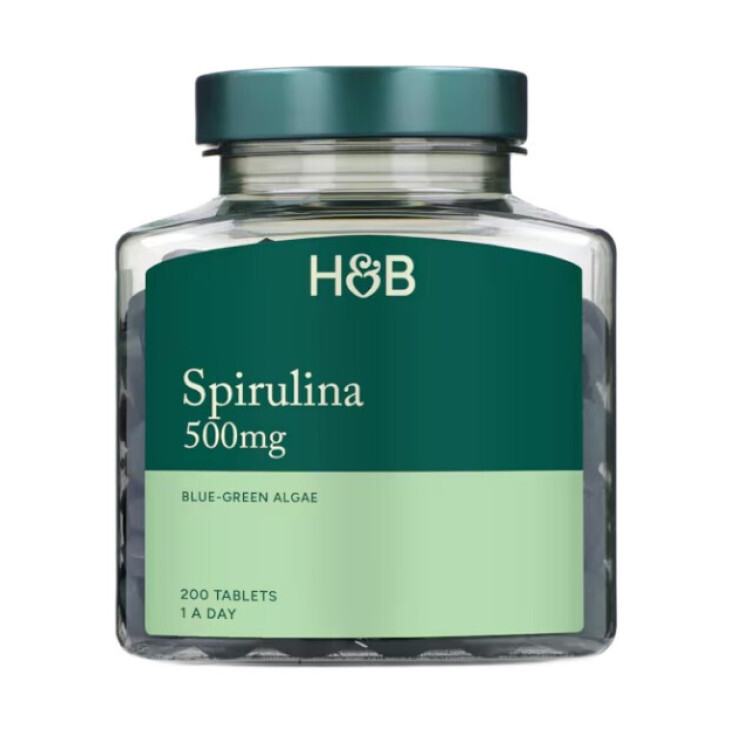 Spirulina 500mg, 200 tabletter