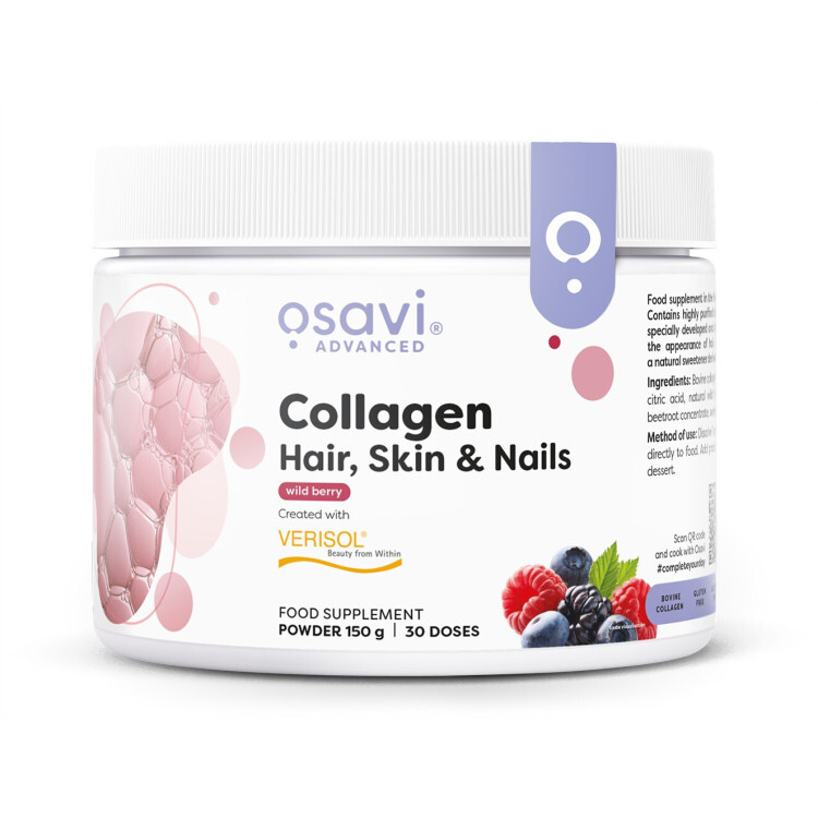 Collagen Peptides (Hair Skin & Nails) Wild Berry 150g