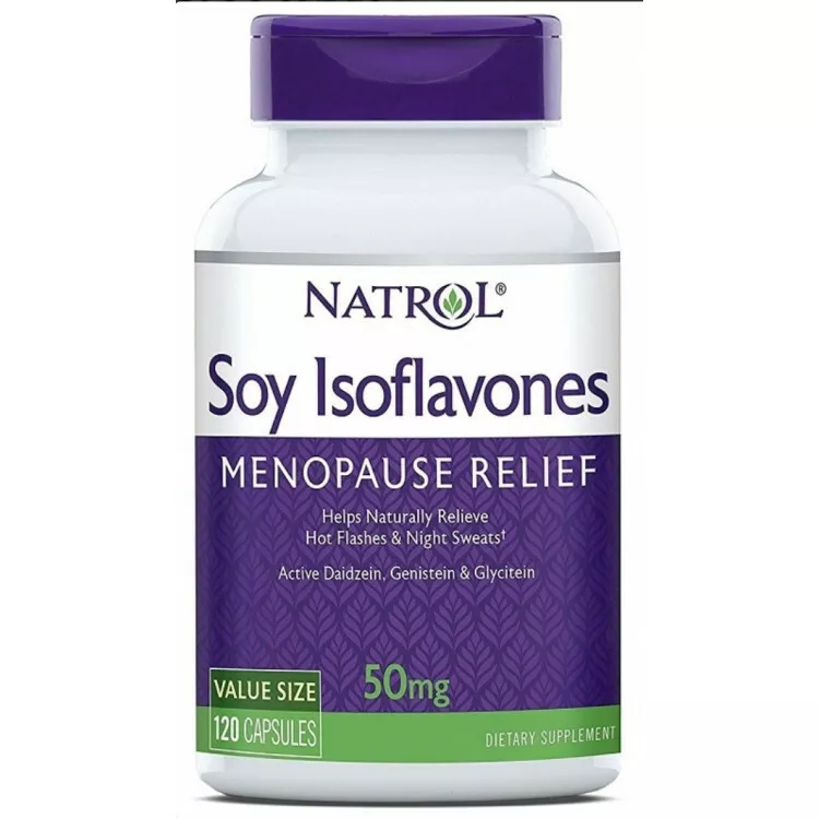 NATROL SOY ISOFLAVONES 50 mg 120 stk 