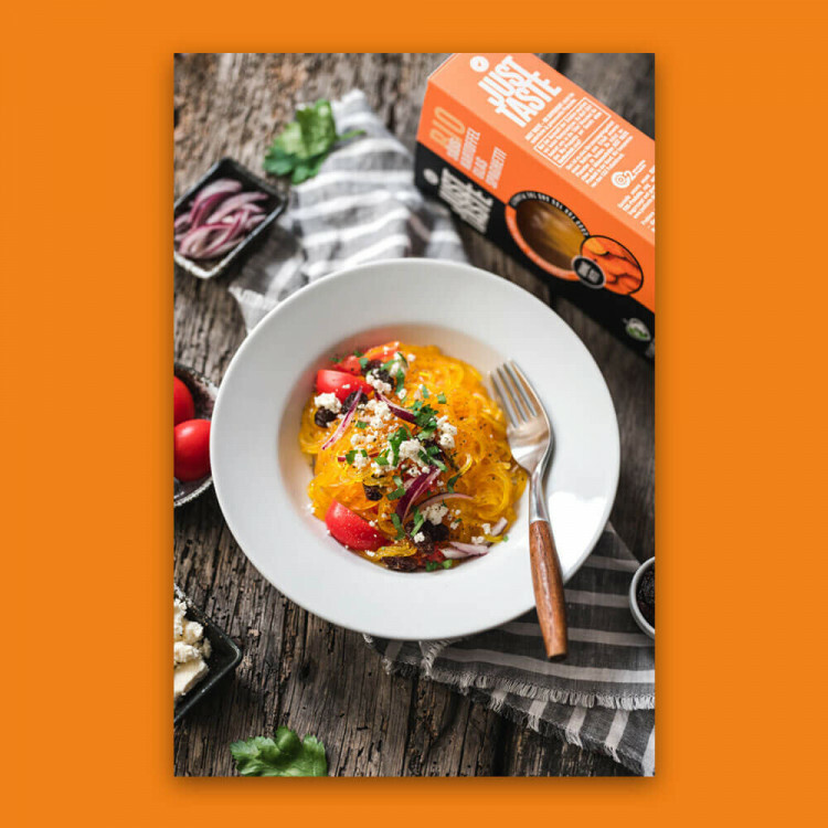 Øko Spaghetti af Sweet Potato med gurkemeje (250 g)