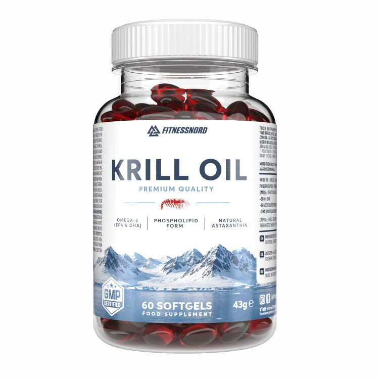 Fitnessnord Krill Olie (60 kapsler)