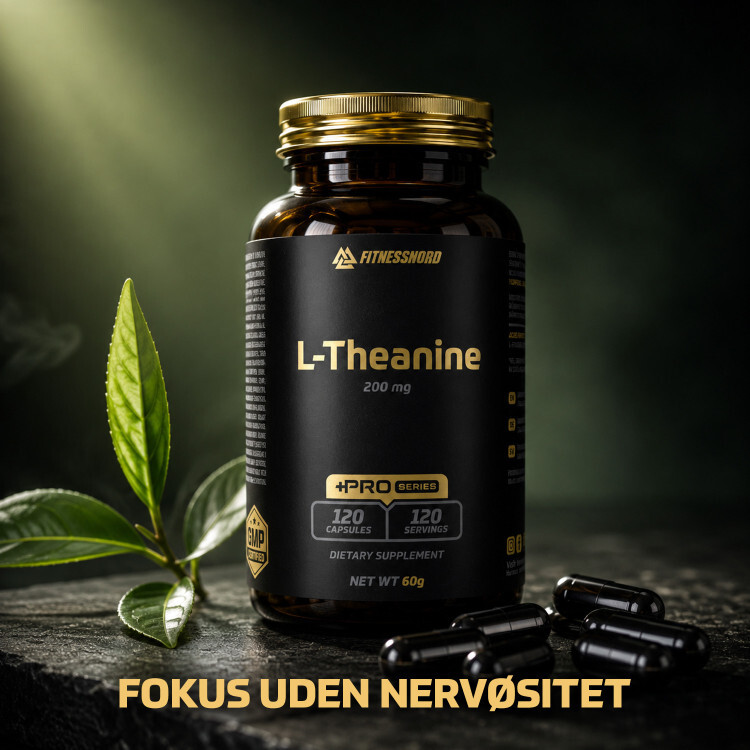 Fitnessnord L-Theanine 200 mg (120 kapsler)