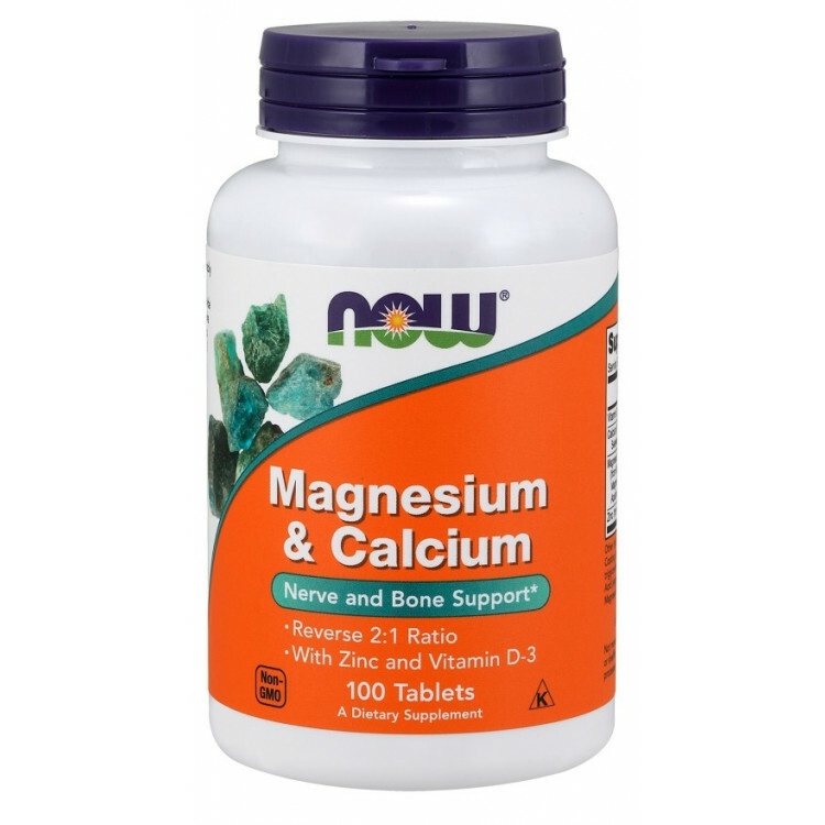 Magnesium Calcium | Få Stærke Knogler med Now Foods