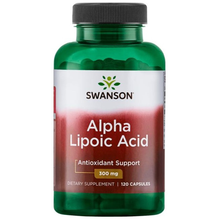 Swanson Alpha Liponsyre, 300 mg, 120 kapsler