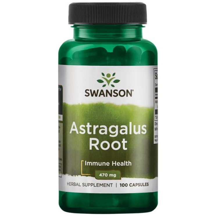Swanson Astragalus Rod, 470 mg, 100 kapsler