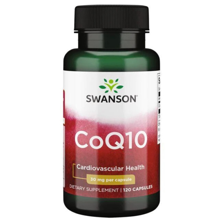 Swanson CoQ10, 30 mg, 120 kapsler