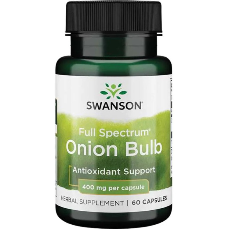 Swanson Full Spectrum Løg, 400 mg, 60 kapsler