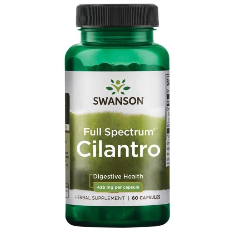 Swanson Fuldt Spektrum Koriander, 425 mg, 60 kapsler