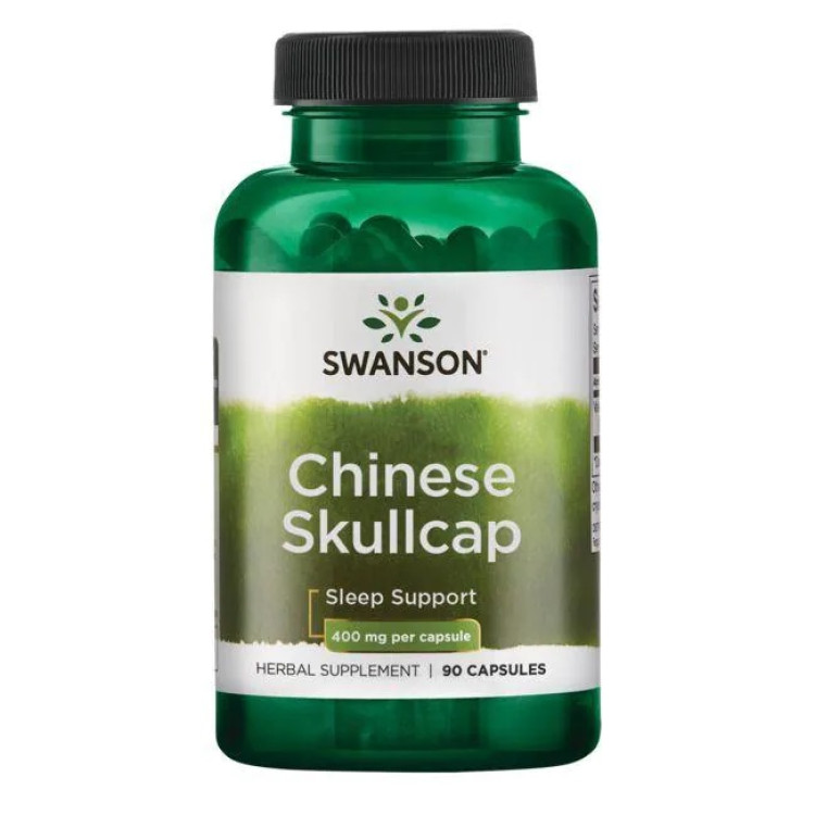 Swanson Kinesisk Skullcap 400 mg, 90 kapsler