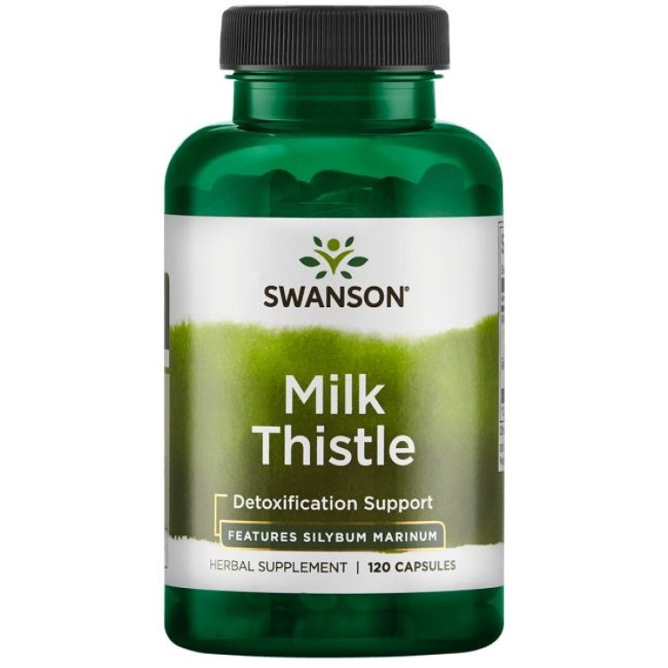 Swanson Marietidsel (Standardiseret), 250 mg, 120 kapsler