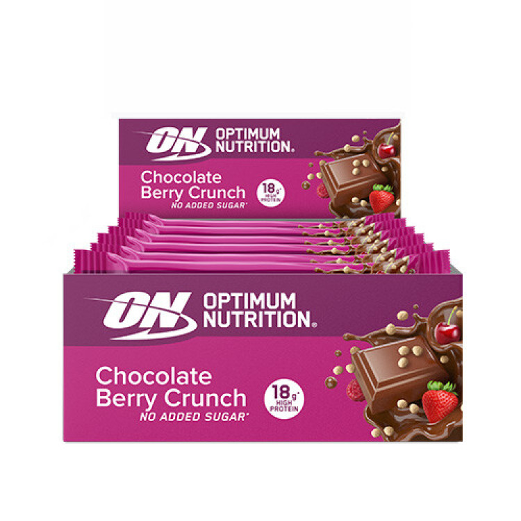 Optimum Nutrition Sprød Protein Bar, 12 x 55 g