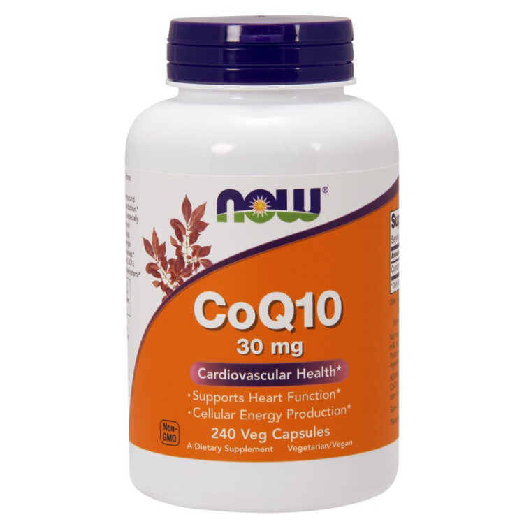 Now Foods CoQ10, 30 mg, 240 kapsler